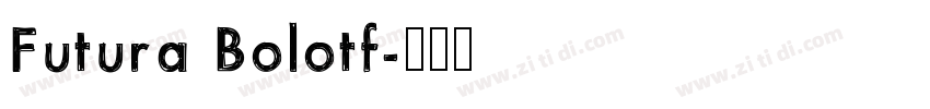 Futura Bolotf字体转换
